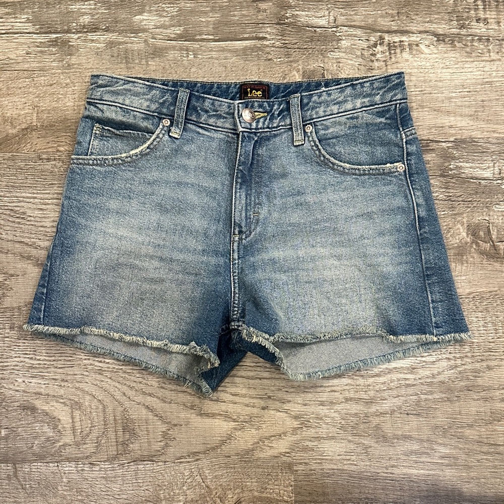 Lee Women's Light Blue Jean‎ Shorts